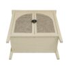Rattan 2 Door Cabinet, Suitable For Bedroom - Natural - Image 10