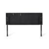Marakesh - Contemporary Fabric Upholstered King / California King Headboard - Black - Image 11