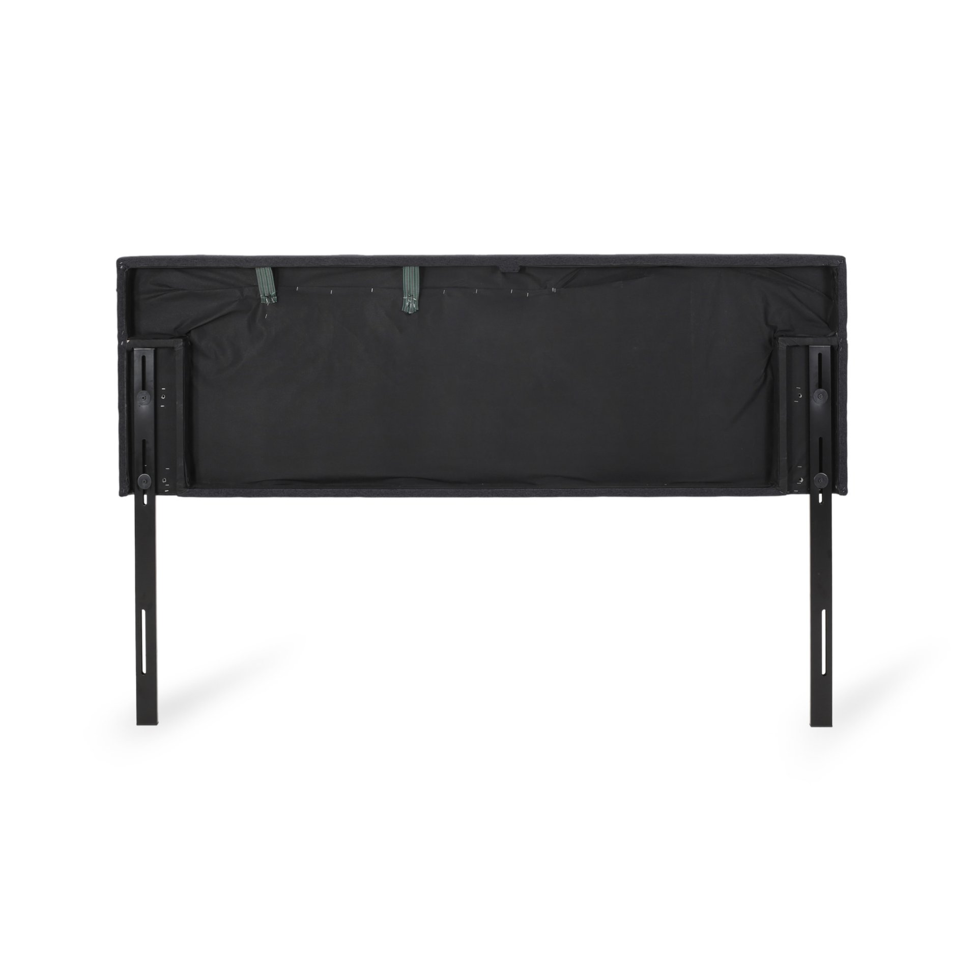 Marakesh - Contemporary Fabric Upholstered King / California King Headboard - Black - Image 11