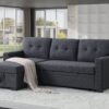 Elegant Storage Sofa - Dark Gray - Image 8