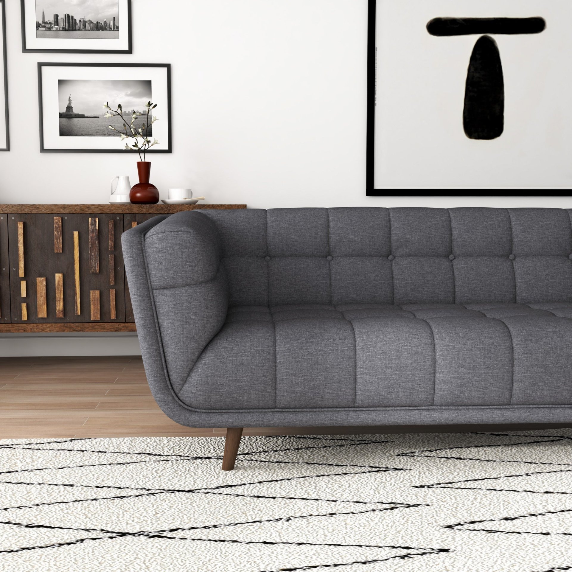 Addison - Left Sectional Sofa - Ash Gray - Image 7