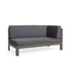 Brava - X Back Right Corner Bench - Dark Gray - Image 7