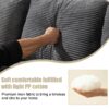 Modern Minimalist Modular Sectional Sofa Set, Upholstered Sleeper Couch - Gray - Image 5
