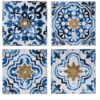 Abstract, And Wall Decor Accents (Set of 4) - White / Blue - Image 2