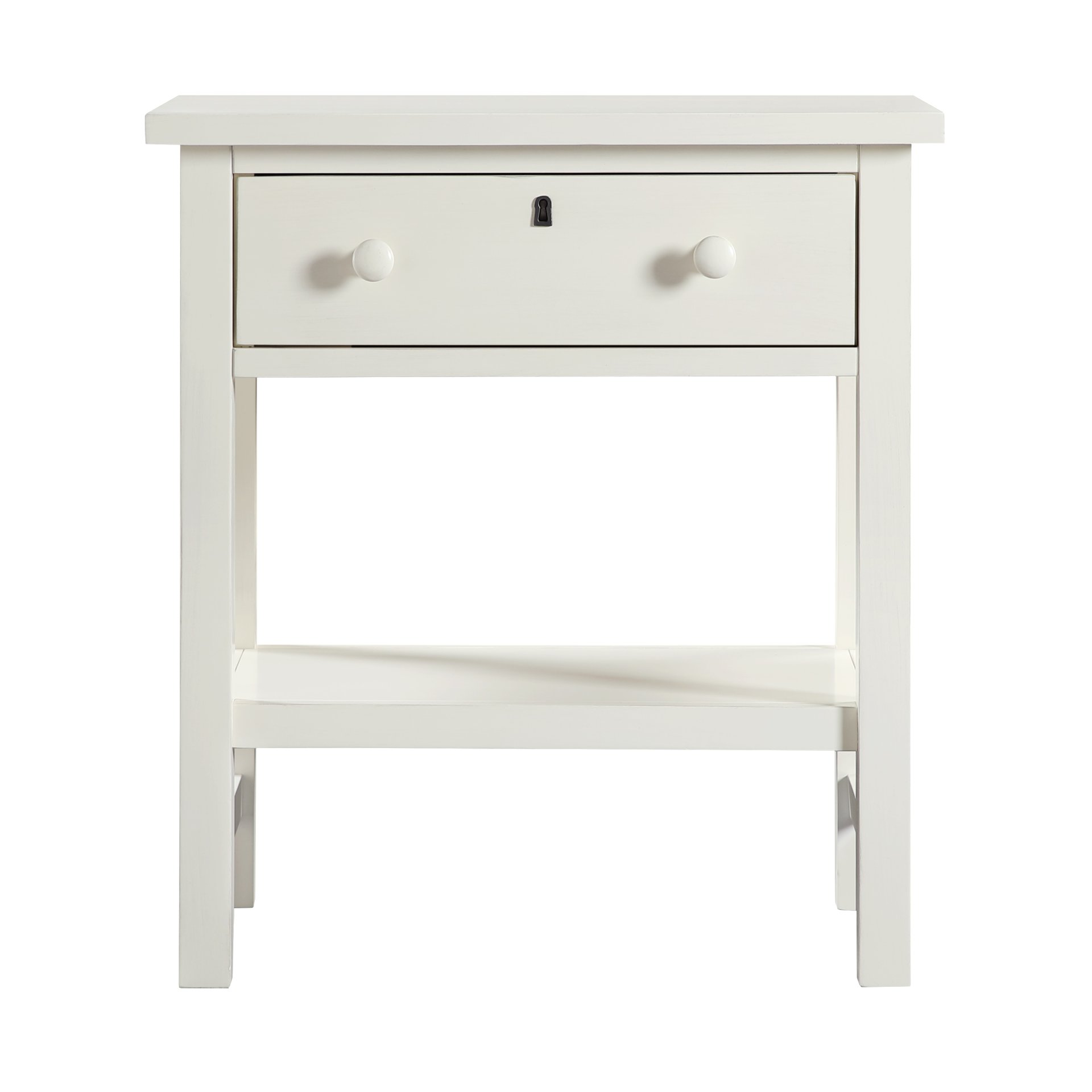 Finley - 1 Drawer Storage Nightstand - Antique White - Image 10