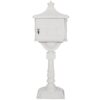 Cast Aluminum Mail Box, Postal Box, Mailbox - White - Image 14