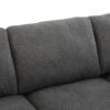 Sectional Sofa Modular Sofa U - Shaped Sofa Couch Sofa Bed L - Shaped Sofa With A Movable Ottoman And Two USB Ports For Living Room - Gray - Image 27