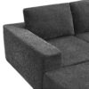 Modular U Shaped Sectional With Ottomans, Luxury Cloud Floor Couch With Deep Seat Fully Compressed Upholstered Sofa - Dark Gray - Image 10