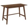 2 Piece Home Office Desk And Chair Set - Gray / Walnut Brown - Image 4