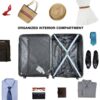 3 Piece Luggage Sets, Lightweight Suitcase With Two Hooks, Spinner Wheels, Tsa Lock, (20/24/28) - Blue - Image 18
