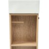 Bathroom Vanity With Sink, 21.6" Freestanding Wood Grain Cabinet With Storage Ideal For Small Bathrooms - Wood - Image 14