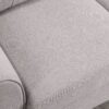 Modern Living Room Loveseat Linen Upholstered Couch Furniture For Home Or Office - Light Gray - Image 7