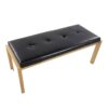 Fuji - Contemporary Bench - Gold / Black - Image 5