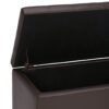 Cosmopolitan - Storage Ottoman - Chocolate Brown - Image 5