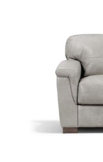 Cornelia - Leather Chair - Gray - Image 2