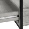 TV Stand, Console, Media Entertainment Center, Storage Drawers, Living Room, Bedroom, Contemporary, Modern - Gray - Image 5