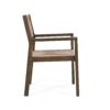 Outdoor Dining Chair (Set of 2), Patio Chairs - Gray / Light Brown - Image 8