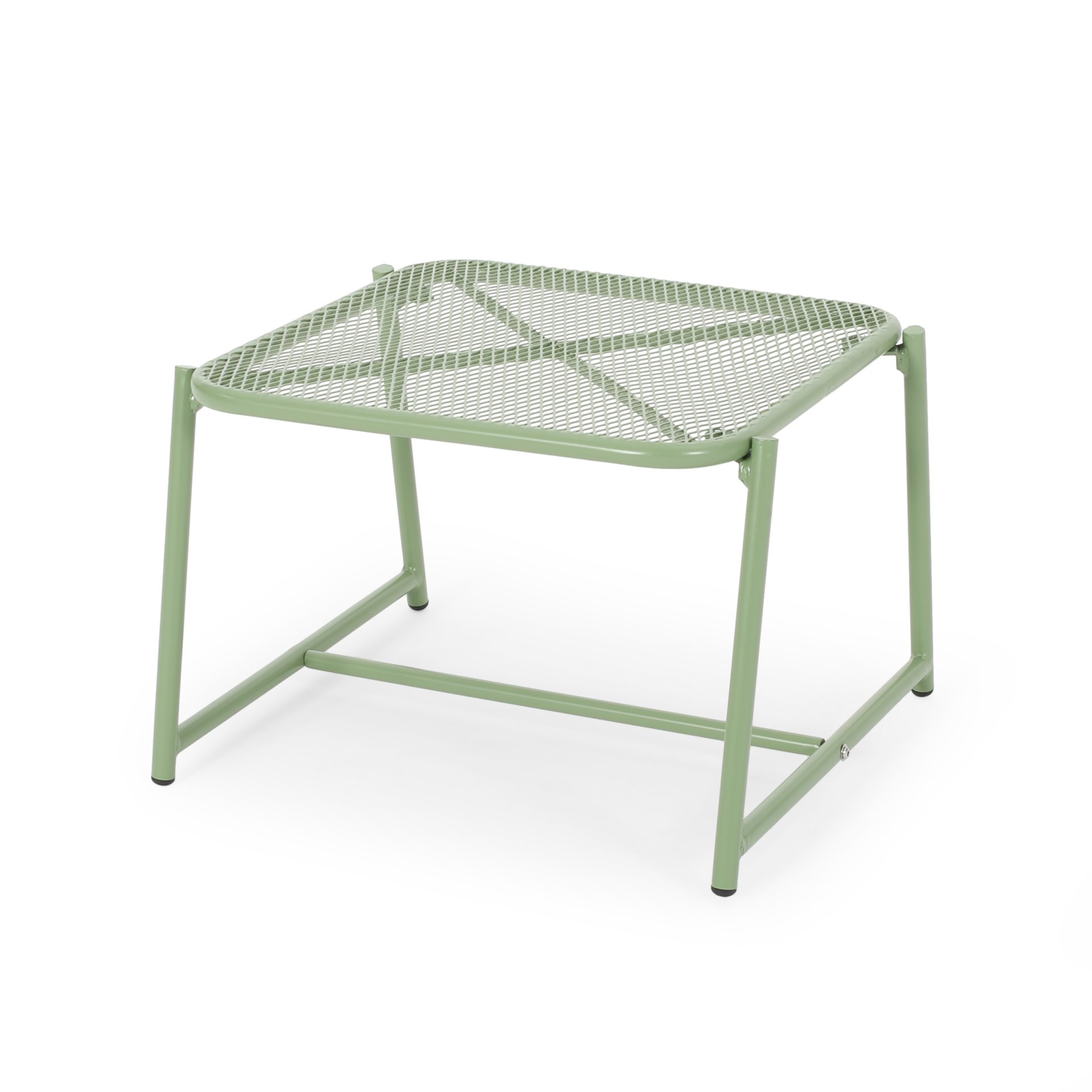 Kincaid - Modern Mesh Top Side Table - Green - Image 4