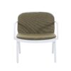 Luna - Outdoor Club Chair Cushion (Set of 2) - Green / White - Image 6