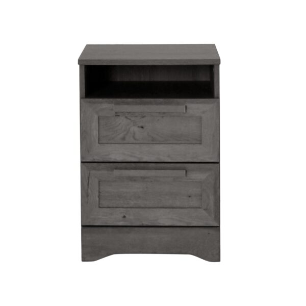 Broxon - 2 Drawer Nightstand - Gray