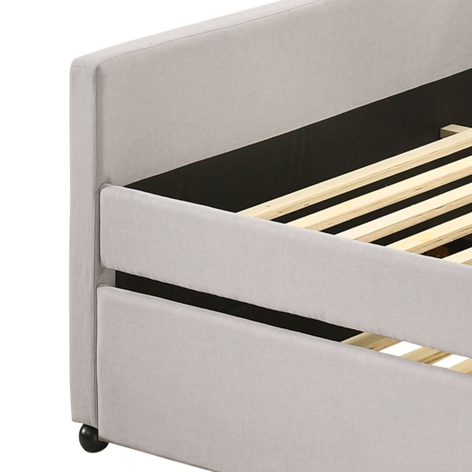 Lianna - Full Daybed Twin & Trundle - Fog - Image 10