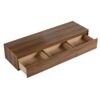 Premium Ebony 60" Bathroom Cabinet With Soft Close Drawer And Float Mounting Design Excluding Sink - Brown Ebony - Image 14