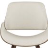 Malden - Bentwood Dining Chair With Wood Back - Cream - Image 7