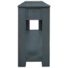 Hearth & Haven Clara - Console Table With Storage Drawers And Bottom Shelf Navy - Navy - Image 10