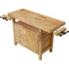 Wood Workbench For Garage Workshop And Home - Natural - Image 6