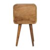 Mini Curved Nightstand - Oak - Image 5