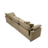 Luxurious Sophisticated Sofa Set With Soft Cushions Including 2 Single Sofas And A 3 Seater - Tan - Image 18
