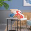 Round End Table, Stacking Side Tables With Sturdy Metal Frame For Small Space, Living Room, Office (Set of 2) - Black - Image 2