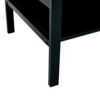 Glass Lift Top Coffee Table, Modern Simple 2-Layer Tempered Glass Coffee Table For Living Room - Black - Image 14