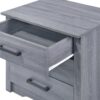 Contemporary Nightstand - Gray - Image 3