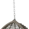 Morris - Teardrop Hanging Chair With 8Ft Chain - Gray - Image 11