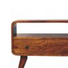 Mini Curved Media Unit - Chestnut - Image 9