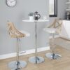 Elia - Contemporary Adjustable Bar Table - White - Image 4