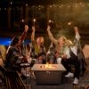 Outdoor Fire Pit Table With Lid - Black - Image 5