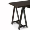 Sawhorse - Desk - Dark Chestnut Brown - Image 2