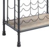 Brantley - Wine Rack - Gray / Oak - Image 4