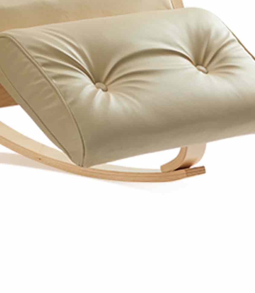 Massage Comfortable Relax Rocking Chair - Cream - Image 6