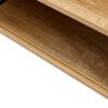 40.16" Rattan Coffee Table, Sliding Door For Storage, Metal Legs, Modern Table For Living Room - Natural - Image 17