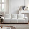 3 Seater Sofa Couch For Living Room, Modern Couches For Small Space, Cat Nest Sofa, For Cat Friendly, Comfy Couch With Waterproof And Cat Scratch Resistant Fabric - Image 22