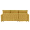 Convertible Sleeper Sofa Bed With Reversible Chaise And Storage - Yellow - Image 5
