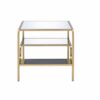 Astrid - Mirrored End Table - Gold - Image 4