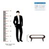 Amaya - Nordic Style Coffee Table - Chestnut - Image 19