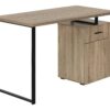 Computer Desk, Home Office, Laptop, Left, Right Set-Up, Storage Drawers, Work, Contemporary, Modern - Taupe - Image 12