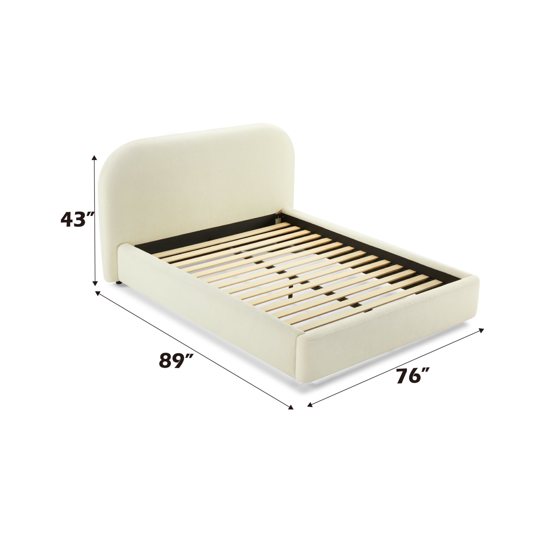 Arden - Queen Bed - Beige - Image 2