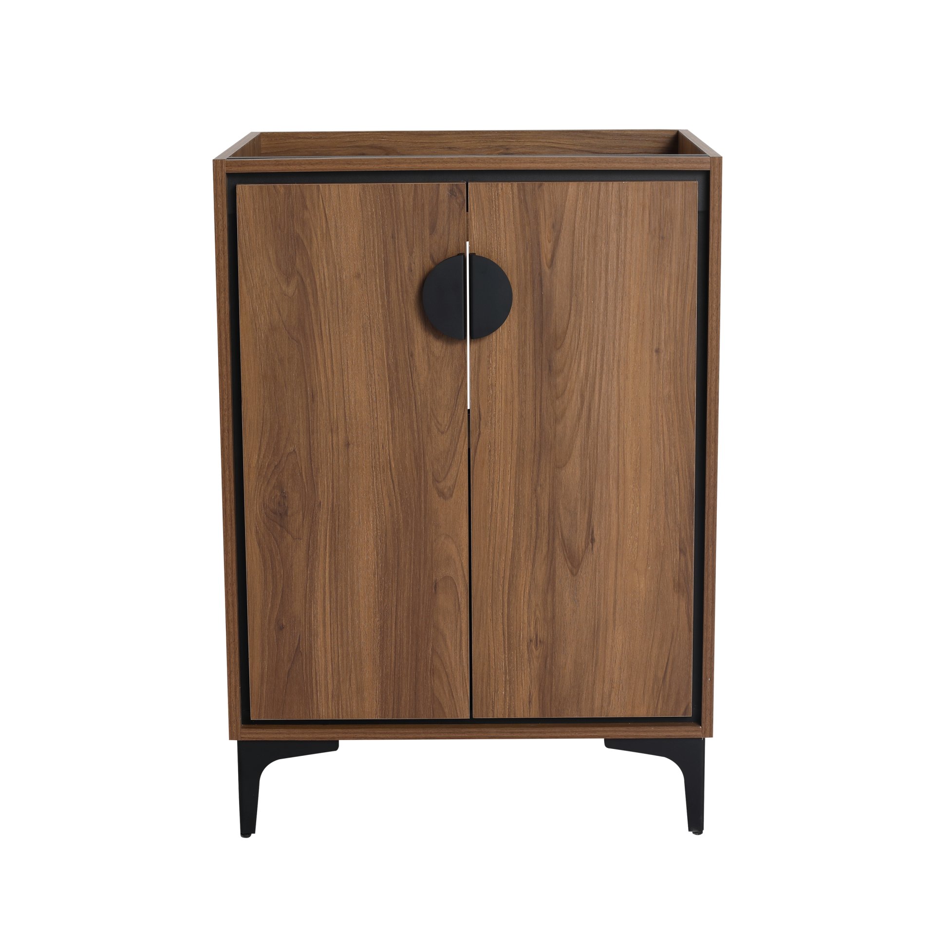 Modern Bathroom Vanity Storage Cabinet With Soft Closing Doors And Construction - Brown - Image 4