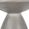 Outdoor Lightweight, Concrete Side Table - Natural - Image 8